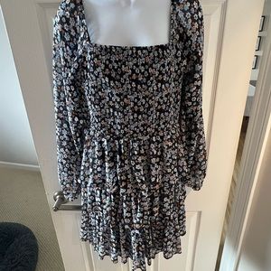 Tiered floral dress